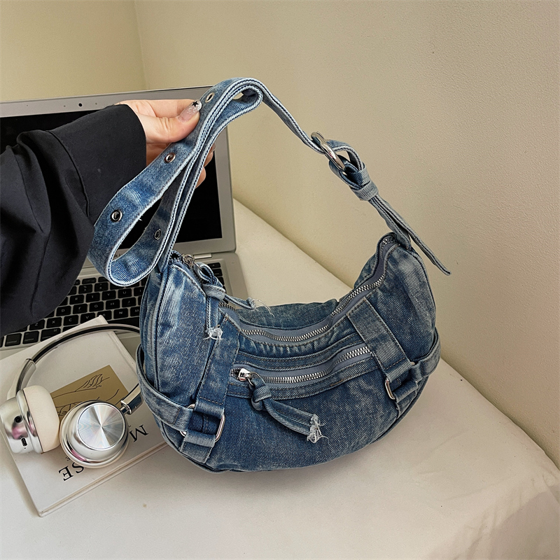 Luxury Bags Denim - Trendy Women's Denim Shoulder Bag Crossbody