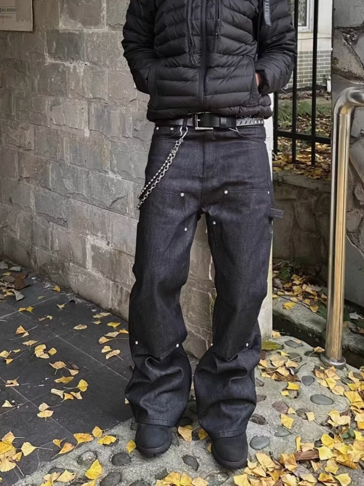 Luxury Bags Denim - 2026 Cyber Y2K Streetwear Black Cleanfit