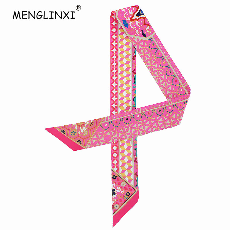Luxury Bags Casual - New Geometric Floral Print Silk Scarf