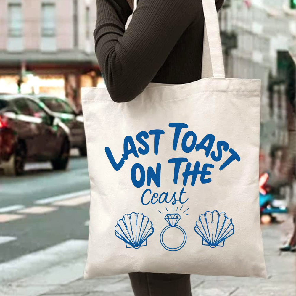 Canvas Tote Designer - Beach Bachelorette Party Tote Bag Suitable