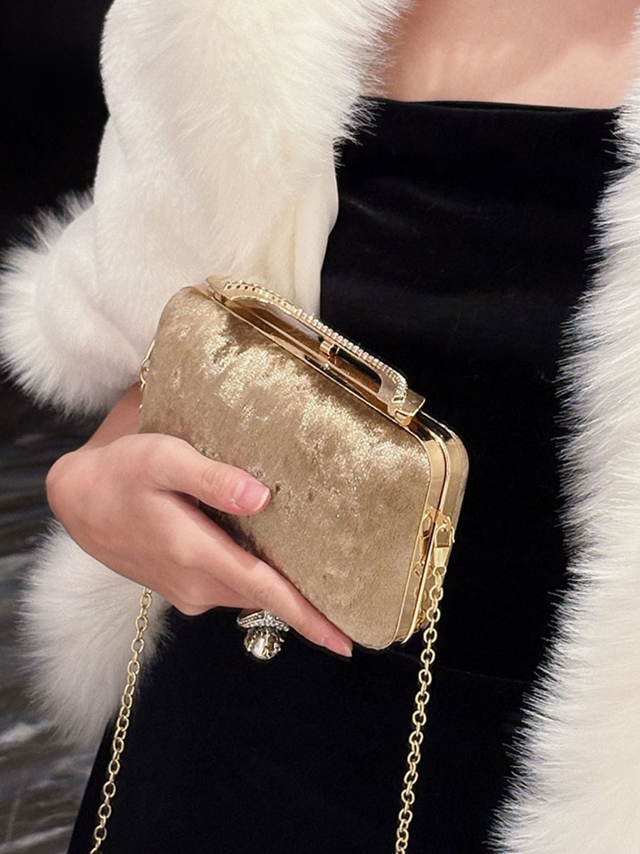 UGALS Velvet Box Bag Evening P - огляд і ціна Luxury Bags For Young Women