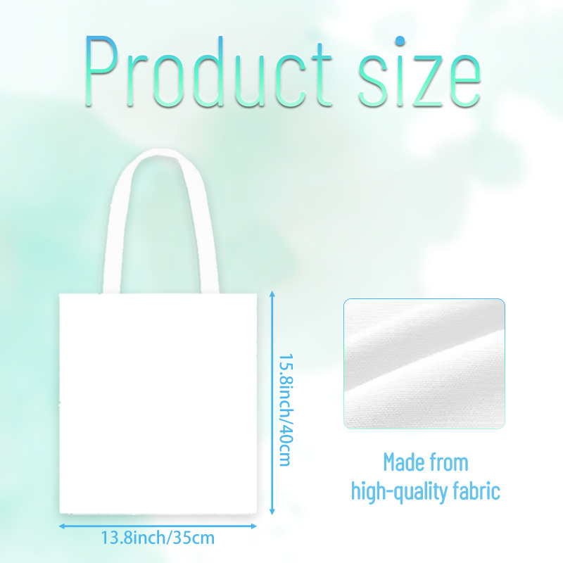 2D Flat Printing 1pc, Women's  - огляд і ціна Canvas Tote Designer