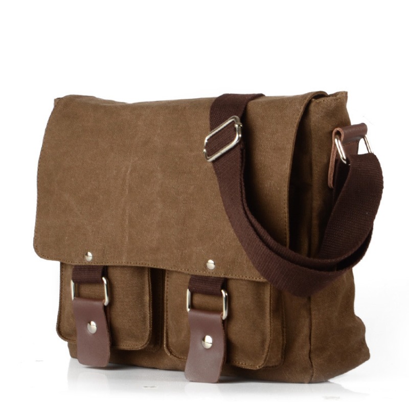 Retro Canvas Messenger Bag 12‑ - огляд і ціна Canvas Tote Designer