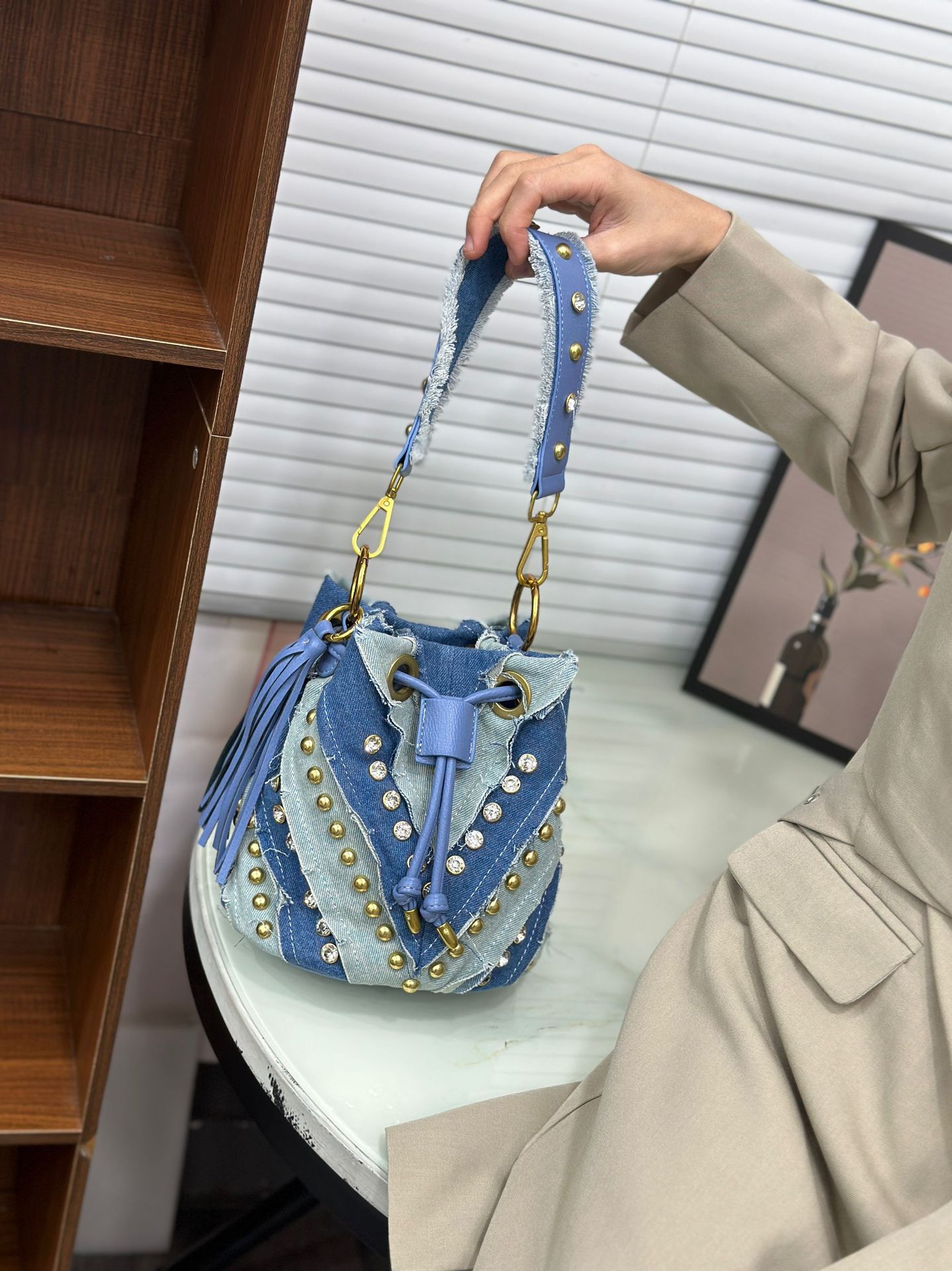 Light Luxury Fashionable Diamo - огляд і ціна Luxury Bags Denim