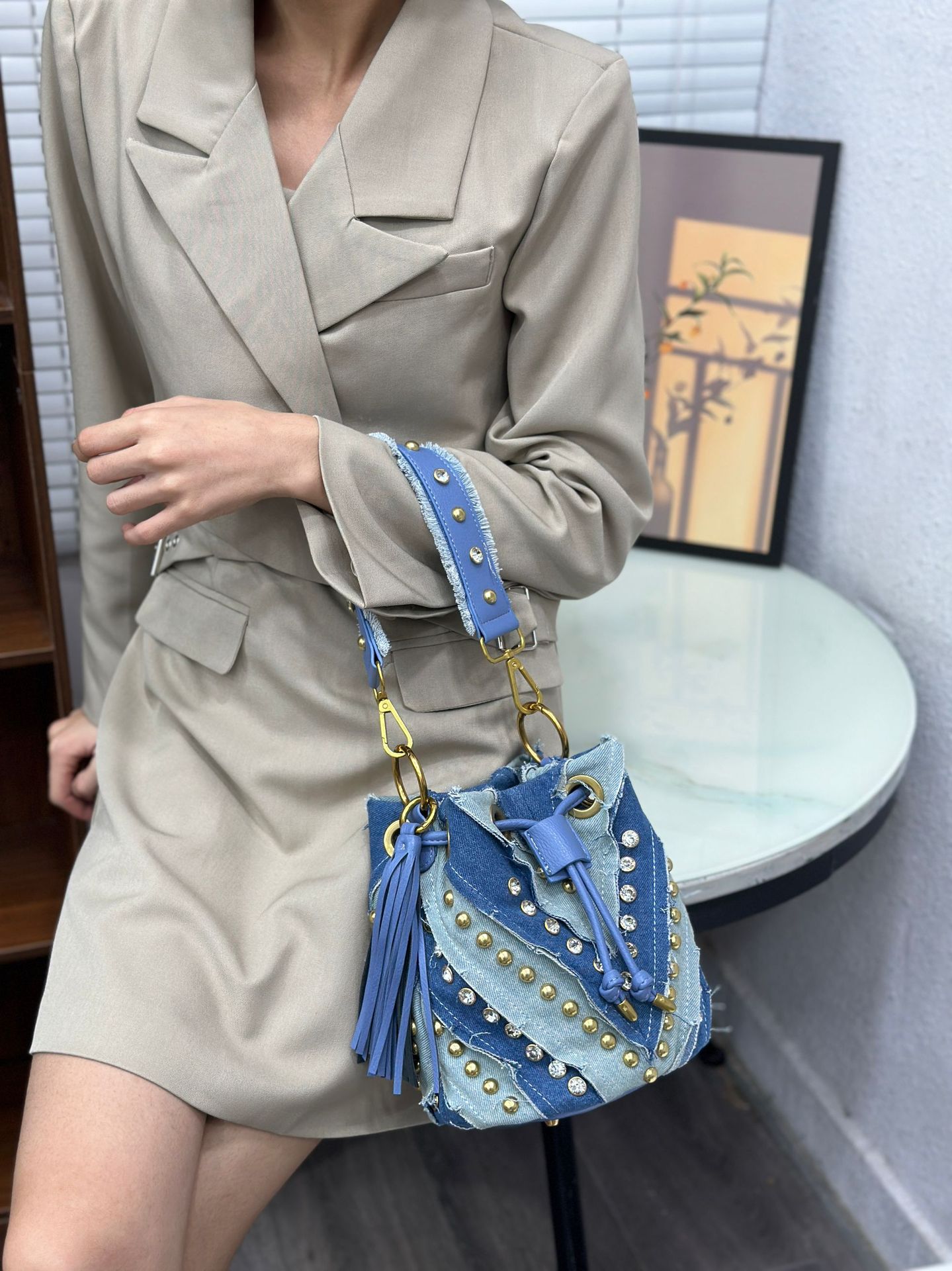 Light Luxury Fashionable Diamo - огляд і ціна Luxury Bags Denim