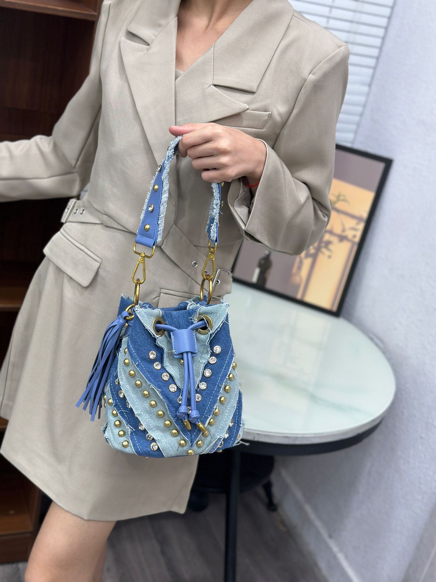 Light Luxury Fashionable Diamo - огляд і ціна Luxury Bags Denim