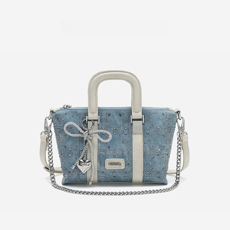 Exncab Diamond Embellished Den - огляд і ціна Luxury Bags Denim
