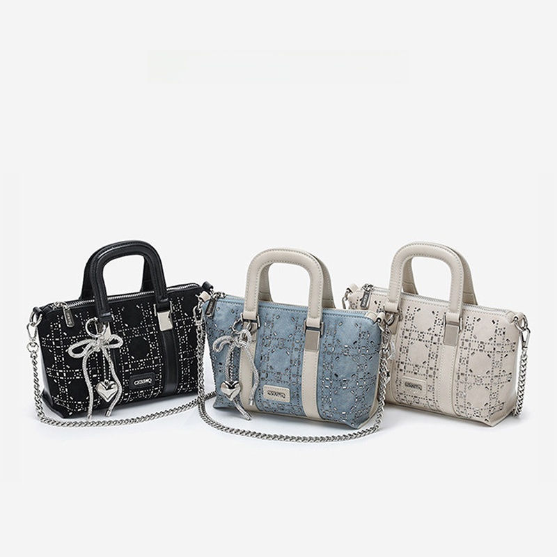 Exncab Diamond Embellished Den - огляд і ціна Luxury Bags Denim