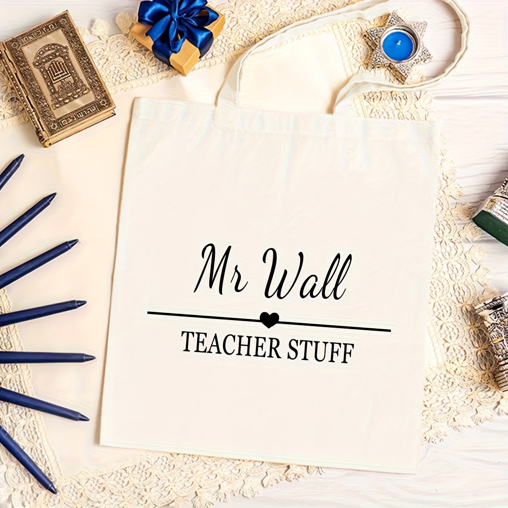 Personalized Teacher Tote Bag  - огляд і ціна Canvas Tote Designer